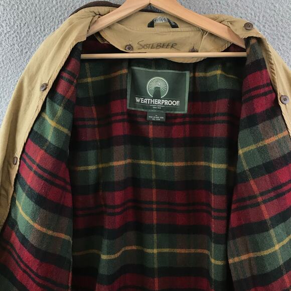 Vintage Weatherproof Men’s M Blanket Lined Jacket Chore - Picture 4 of 9